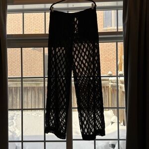 NWT Puppets And Puppets Sz 12 Black Lace Jane Pant